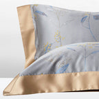 Σετ 2τμχ Εμπριμέ Μαξιλαροθήκες Charisma Tencel 52X78 / Sapphire Garden